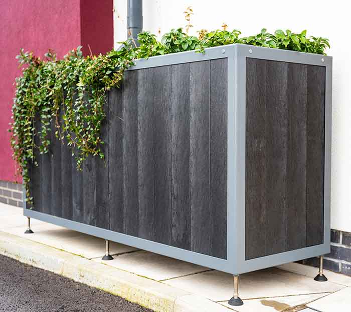 SuDS Planter Products Recycled Lumber