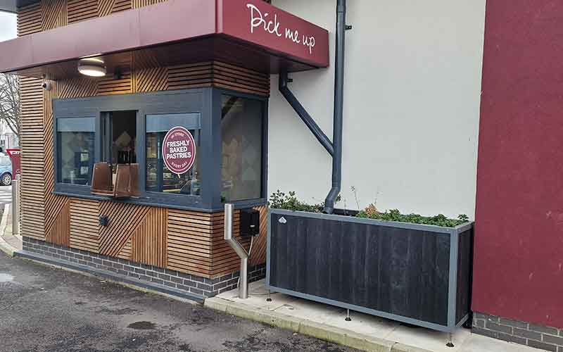 SuDS Planter Commercial Costa Coffee Case Study